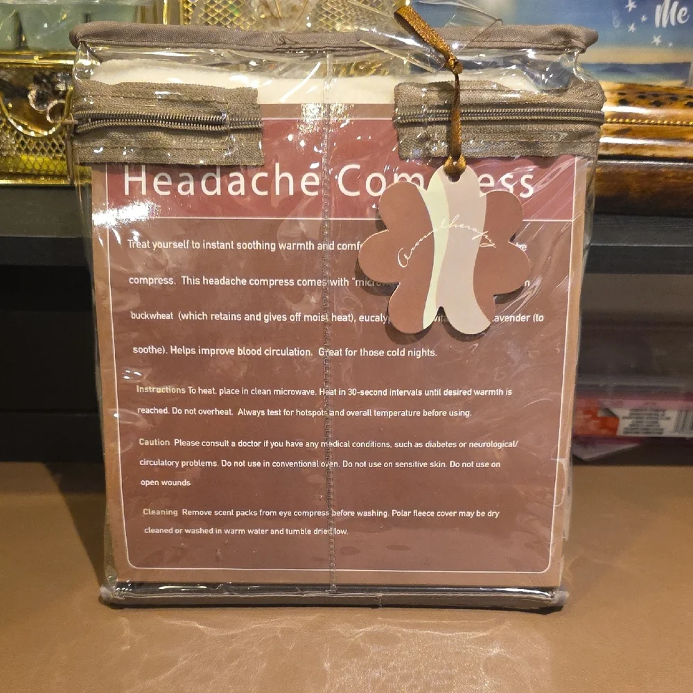 White Headache Compress - Soothing Face Mask